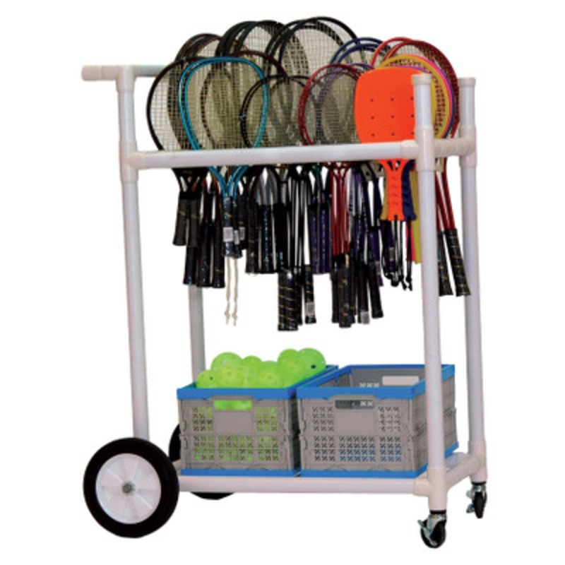 Champion Sports All Terrain ABS Racket Cart