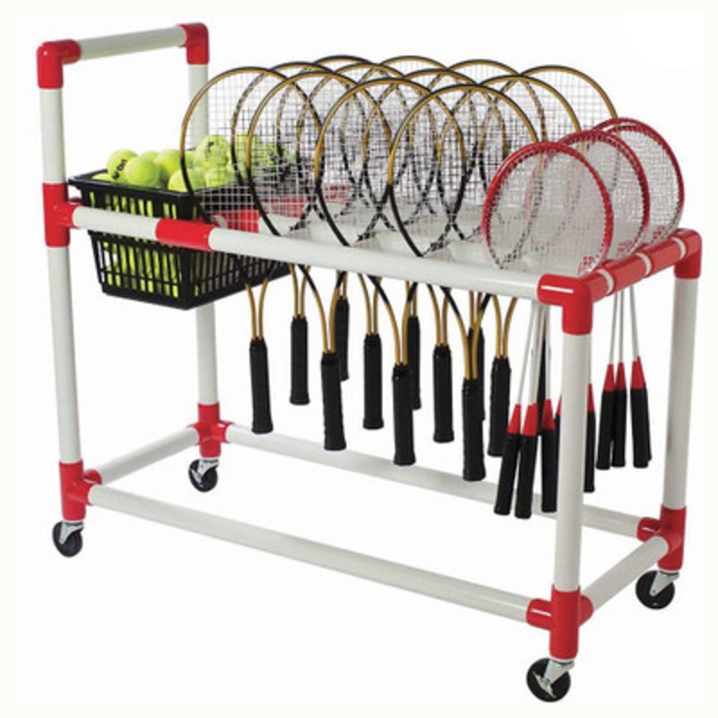 Racquet Equipment Storage Cart