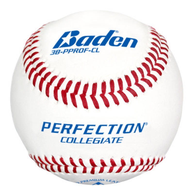 Baden Perfection Collegiate Flat Seam Baseballs – Dozen