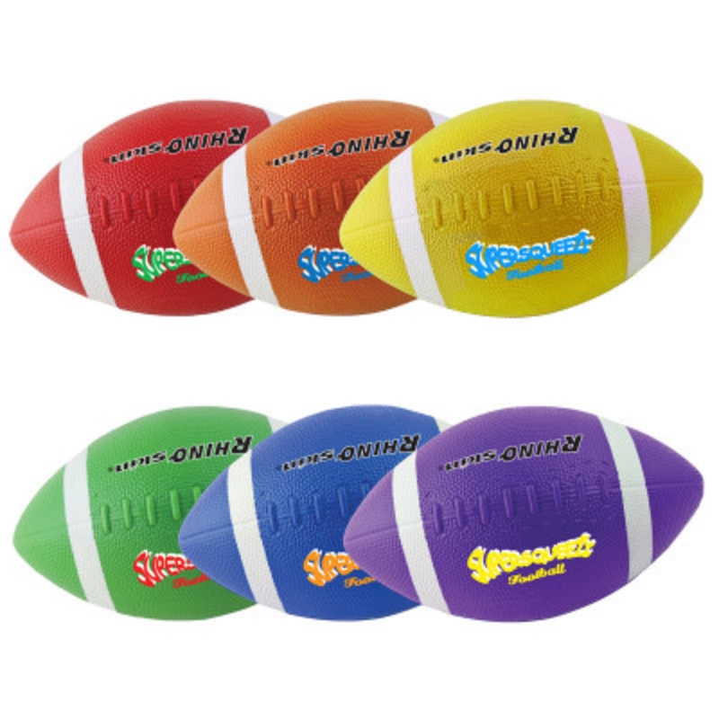 Champion Sports Rhino Super Squeeze Football Set