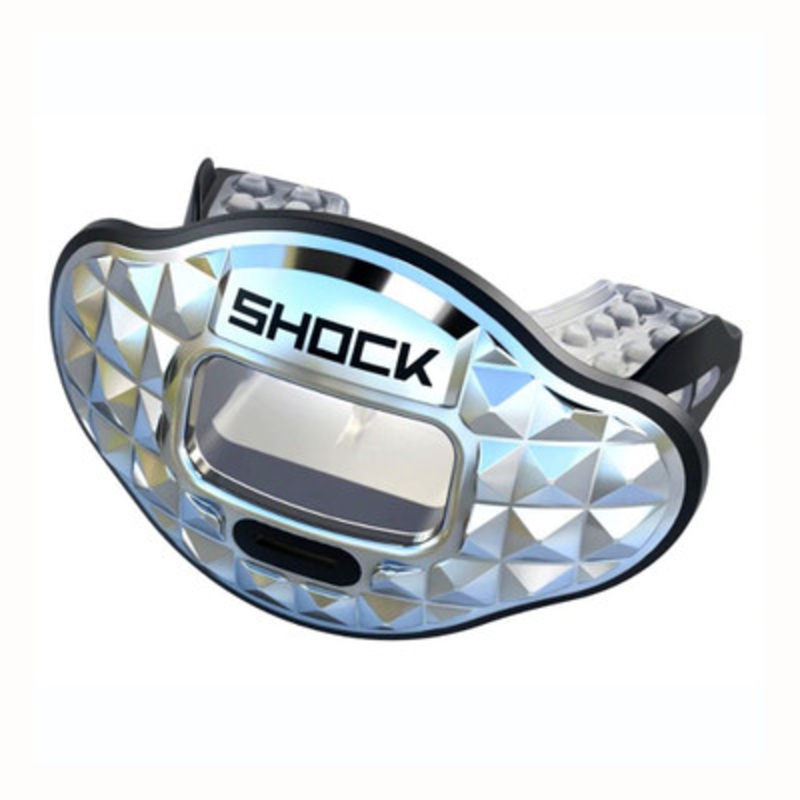 Shock Doctor Max AirFlow 2.0 3D Pyramid Chrome Lip Guard