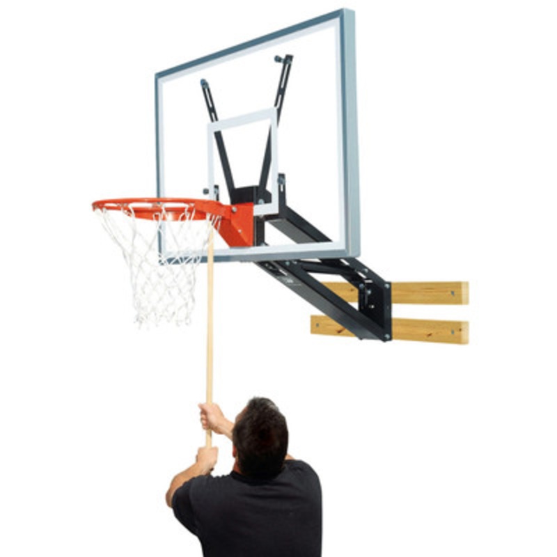 Bison PKG275 Qwik-Change Acrylic Wall Mounted Basketball Shooting Station