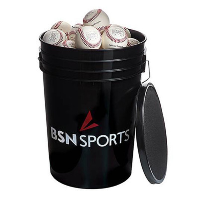 BSN SPORTS Bucket with 36 Mark 1 Official League Baseballs
