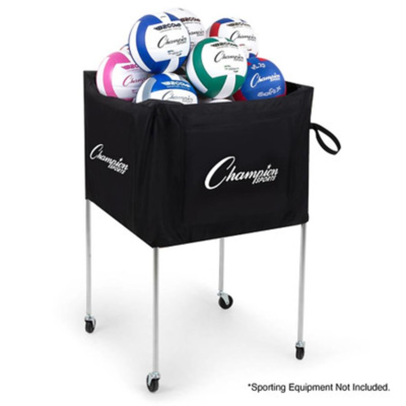 Champion Sports Folding Volleyball Cart