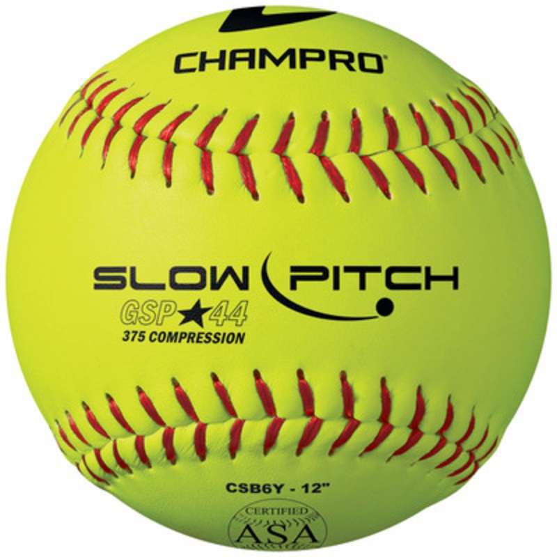 Champro ASA 12 Slowpitch Softballs