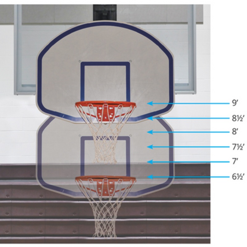Jaypro Sports Little Champ Easy Adjust Backboard Adapter