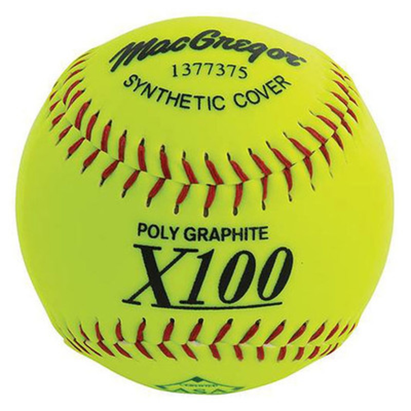 MacGregor X52RE ASA Slow Pitch 12 Softballs