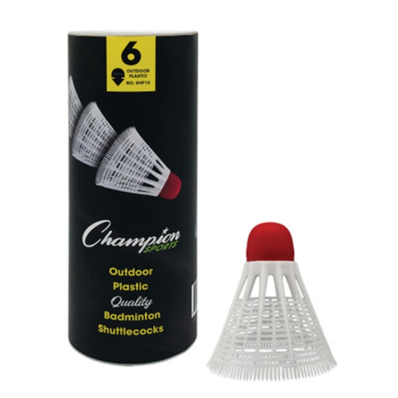 Champion Sports Plastic Shuttlecocks