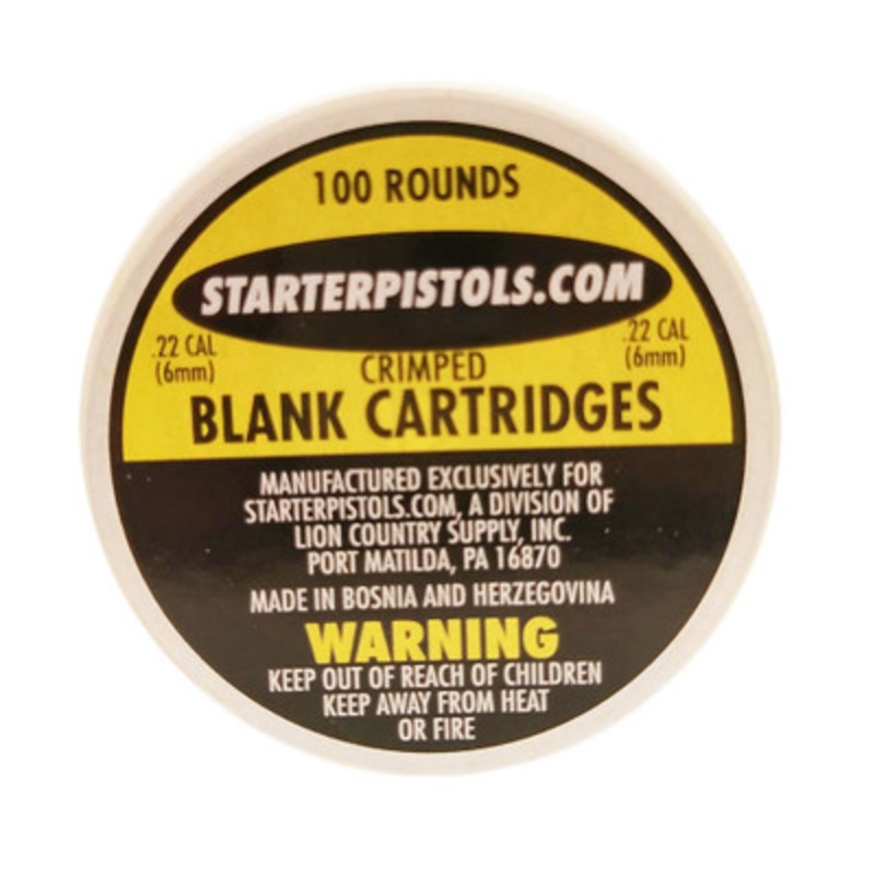 Crimped Blank Ammo