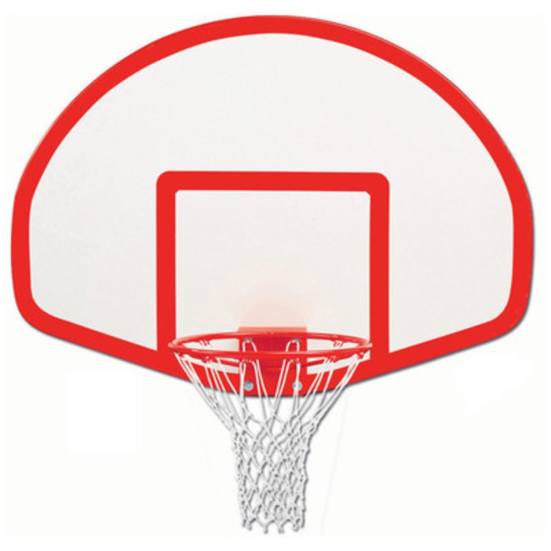 Gared 54 Fan-Shaped Fiberglass Backboard
