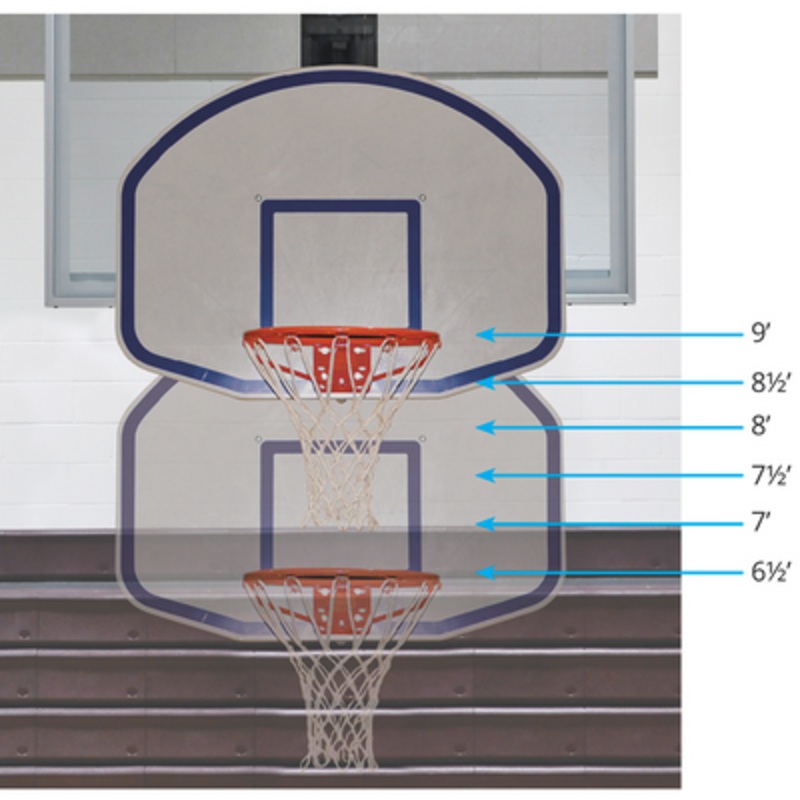 Jaypro Sports Little Champ Easy Adjust Backboard Adapter Pair