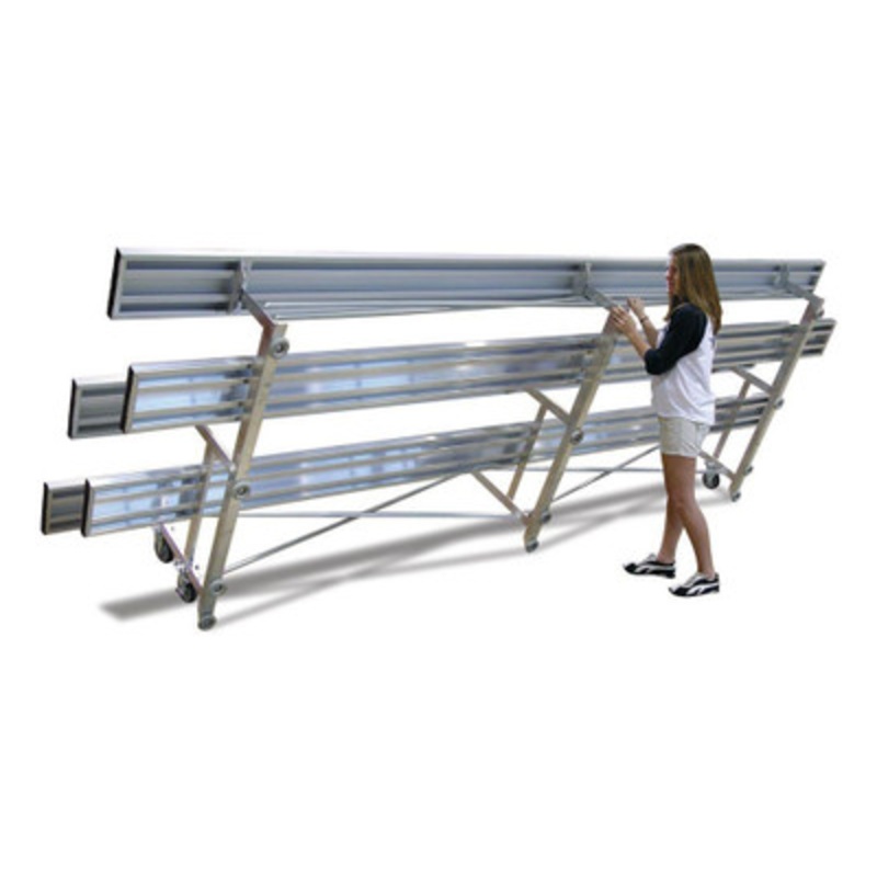 MacGregor Aluminum Tip N’ Roll Bleachers