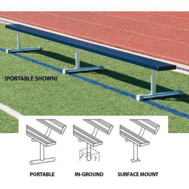 MacGregor Colored Benches Without Backs