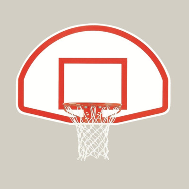 Bison Sports Lifeguard White Aluminum Backboard
