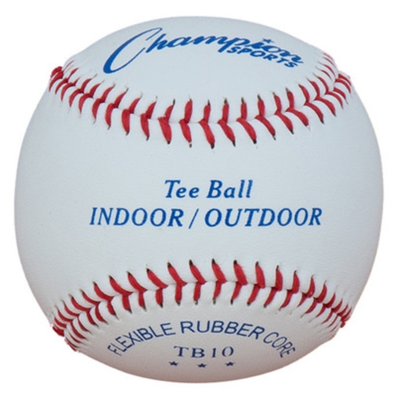 Champion Sports Indoor / Outdoor Tee Ball Baseballs