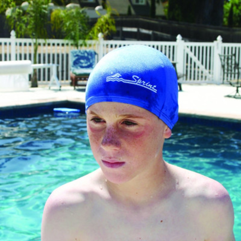 Sprint Childrens Lycra Swim Caps