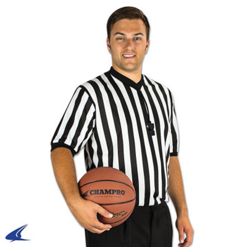 Champro Sports Referee Jersey|Adult XSmall|Adult Small|Adult Medium|Adult Large|Adult XLarge|Adult 2XLarge|Adult 3XLarge|Adult 4XLarge