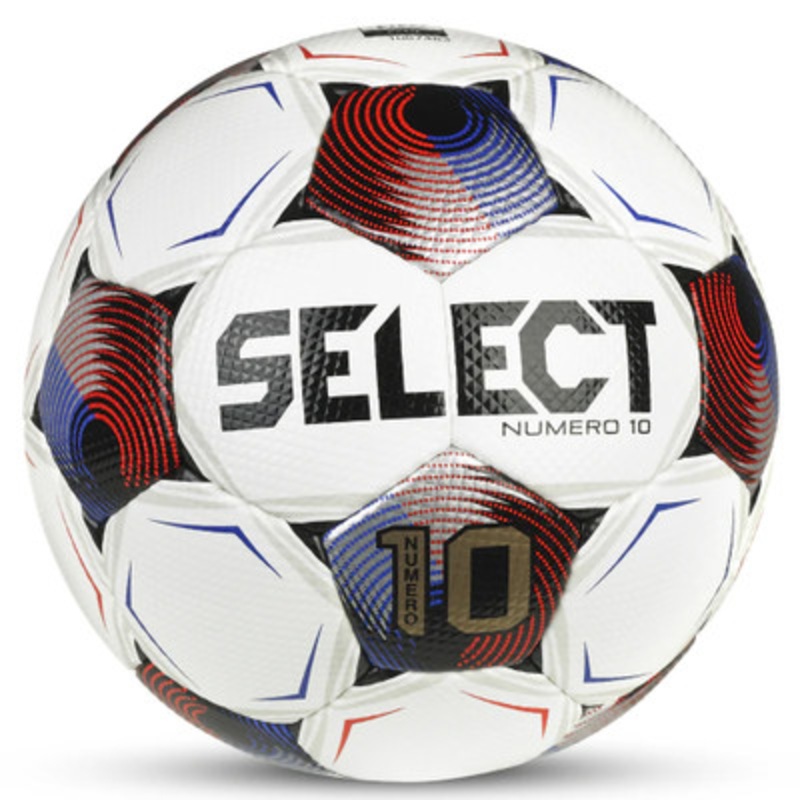 Select Numero 10 Soccer Ball|Yellow / Blue / Red|Teal / Coral / White|White / Black – NFHS Stamped|White – NFHS Stamped