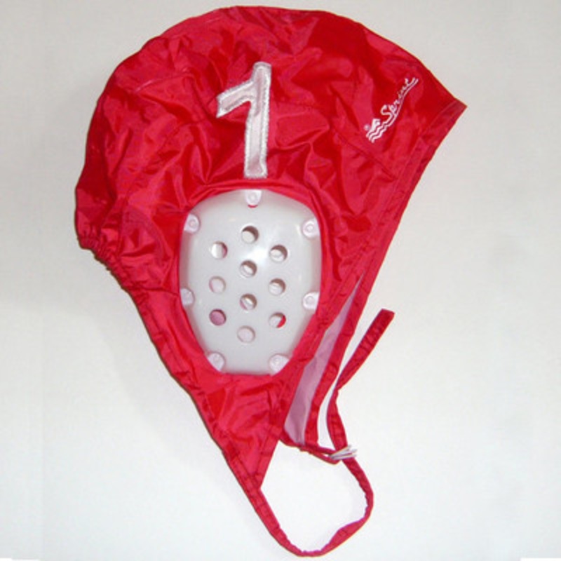 Sprint Water Polo Goalie Cap|Red with Blue|Red with Navy|Red with White